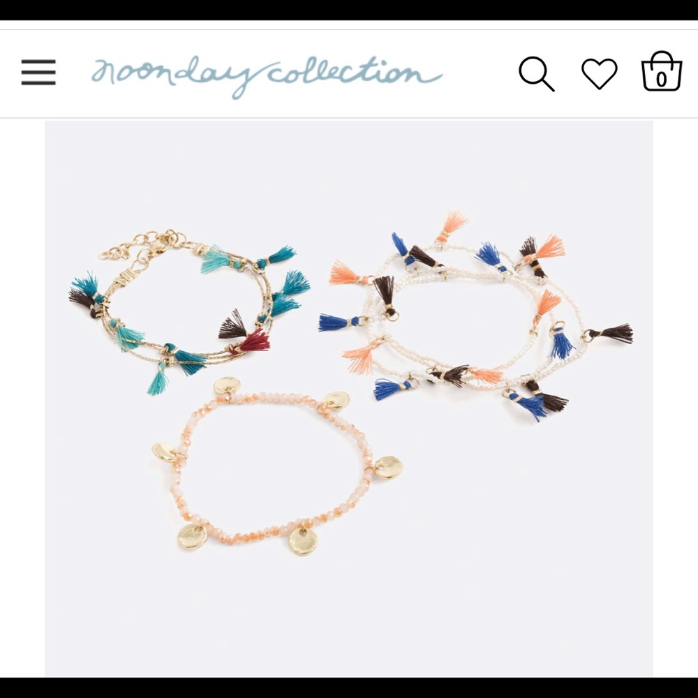 Noonday Felicity Bracelets BNWT